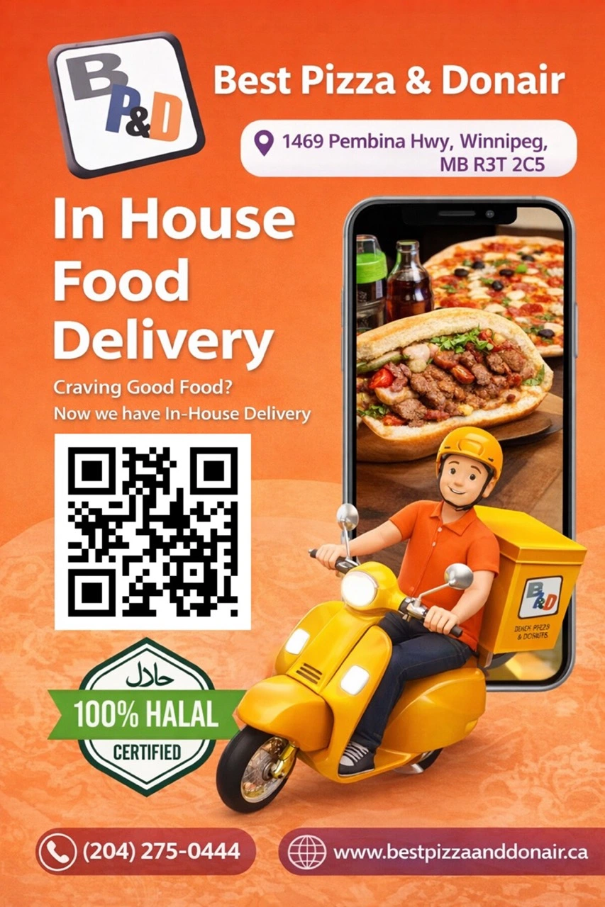 Best Pizza and Donair Winnipeg - Special Offer on Donairs and Shawarma